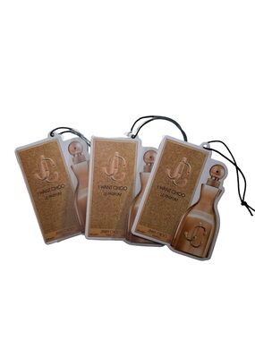 Jimmy Choo gold air freshener set of 3